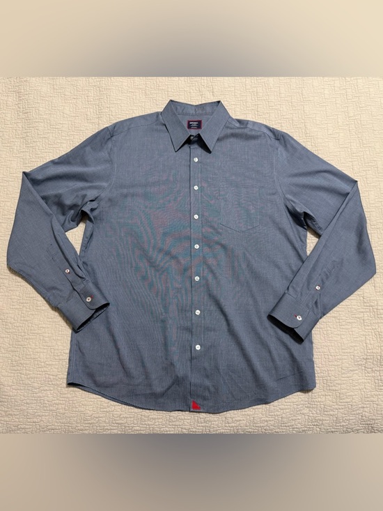 Untuckit Wrinkle Free Long Sleeve Button Up Shirt Men's Size XL Tall 35451 - Picture 3 of 10